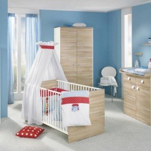 سرویس 7تکه  چوبی اتاق کودکpaidi مدل ariana