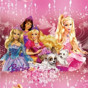 کاغذ کادو طرح باربی کد 294