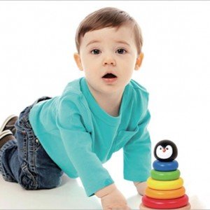 حلقه هوش چوبی پنگوئن tooky_toys کدtkb502
