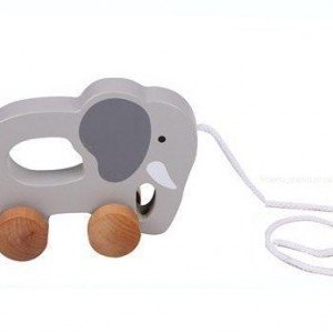 فیل چوبی نخ کش tooky_toys