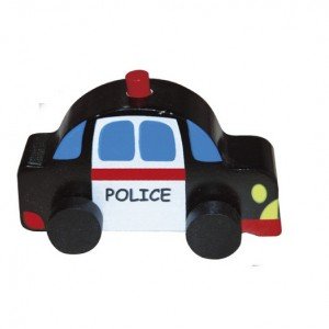 ماشین پلیس چوبی tooky_toys کدtkb809