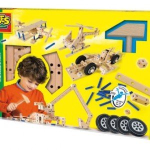 ست کامل نجاری چوبی کودک با ابزار ses کد14946