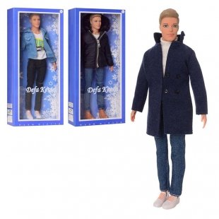 عروسک باربی مرد kevin با کت بلند مدل دفا کد 8427