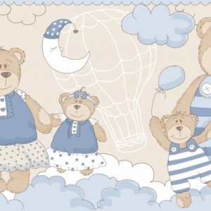 بوردر کاغذ دیواری ایتالیایی اتاق کودک - بیم بوم بام ( حاشیه ) 2287