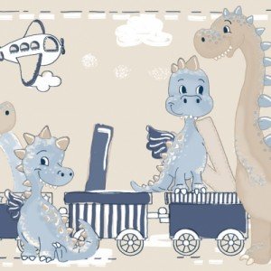 بوردر کاغذ دیواری ایتالیایی اتاق کودک - بیم بوم بام ( حاشیه ) 2273