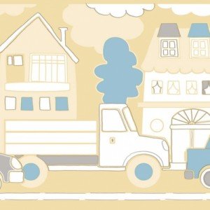 بوردر کاغذ دیواری ایتالیایی اتاق کودک - بیم بوم بام ( حاشیه ) 2277