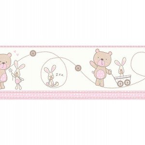 حاشیه ( بوردر ) کاغذ دیواری انگلیسی اتاق کودک - کاروسل Dlb50073