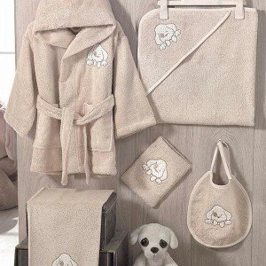 ست کامل 5تکه حوله  نسکافه ای