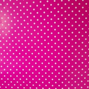 کاغذ کادو یک رو خال خالی(صورتی)