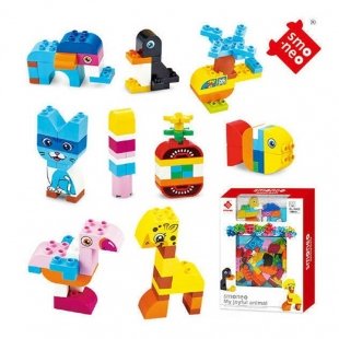 لگو حیوانات 132 تکه اسمونو smoneo کد 55017