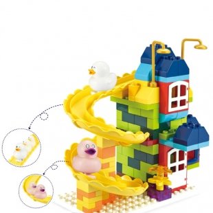 لگو خانه سرسره ای با فیگور اردک 134 تکه اسمونو smoneo کد 99007