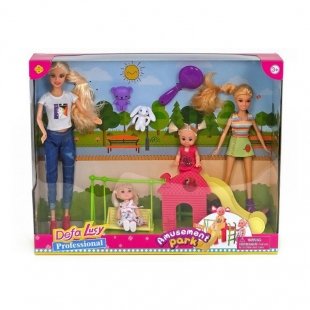 عروسک باربی دفا با ست پارک بازی کد 8409