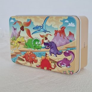 پازل دایناسور ها قوطی فلزی 60 تکه کد JD6021