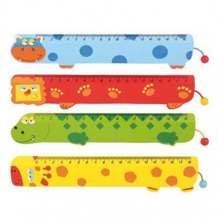 خط کش حیوانات چوبی پیکاردو کد KT01