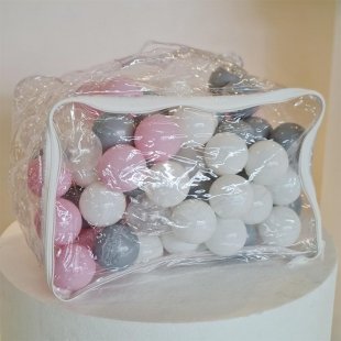 توپ رنگی کوچک کیفی 100تایی رنگ صورتی کد 3836395