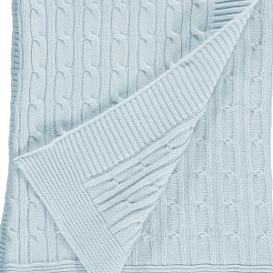 پتو بافت emile rose آبی