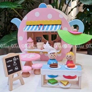 اسباب بازی آشپزی چوبی با آدمک کد BZ-24