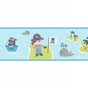 حاشیه ( بوردر ) کاغذ دیواری انگلیسی اتاق کودک - کاروسل Dlb50088