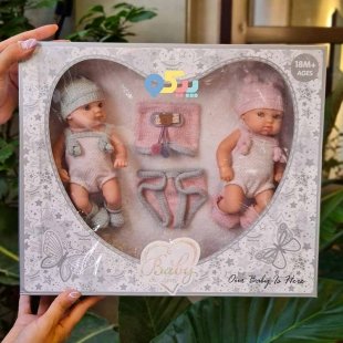 عروسک نوزاد دوقلو کد 2211