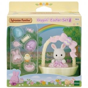 ست خرگوش و سبد سیلوانیان فامیلیز sylvanian families کد 5531