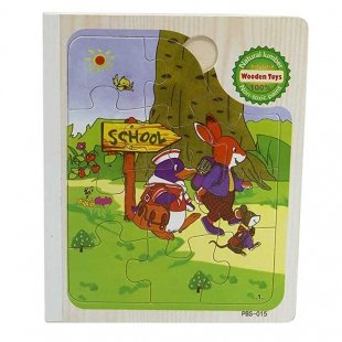 پازل کتابی چوبی مدل پنگوئن دانش آموز کد PBS-015