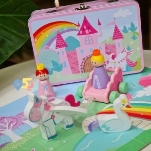 پازل یونیکورن با کیف فلزی و وسایل کد KZ-14