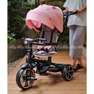 سه چرخه کودک 6 در 1 پلی کیدز مدل Play Kids Prime رنگ صورتی کد 3856800