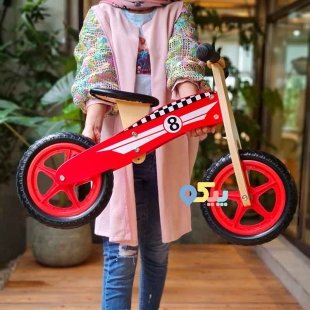 دوچرخه تعادلی چوبی کودک کد 00019