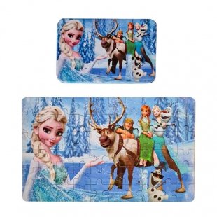 پازل فروزن قوطی فلزی 60 تکه کد P/GB6675/E