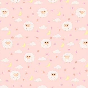 کاغذ کادو یک رو طرح گوسفند مدل 3026