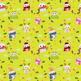 کاغذ کادو یک رو طرح جغد مدل 3036