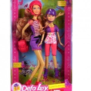 عروسک دختر اسکیت سوار دو عددی