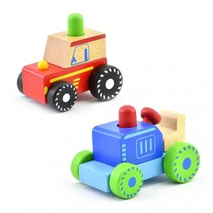 تراکتور جغجغه ای چوبی پیکاردو کد BZ-04-C