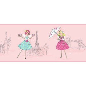 حاشیه ( بوردر ) کاغذ دیواری انگلیسی اتاق کودک - هوپلا DLB 07527