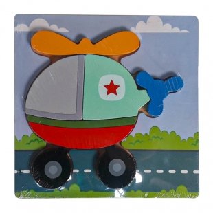 پازل چوبی طرح هلیکوپتر کد 3885518