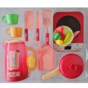 ست وسایل  آشپزخانه با گاز و کتری برقی مدل WY4041