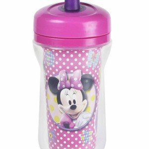 لیوان دوجداره آبمیوه خوری نی دار مینی the first years کد 10195