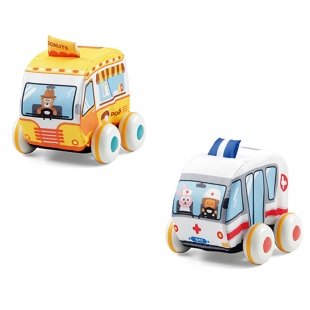 اسباب بازی ماشین پارچه ای عقب کش هانگر Huanger کد HE0254