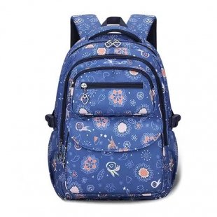 کوله پشتی کودک سرمه ای طرح گل کد 3911898