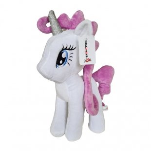 عروسک پولیشی یونیکورن سفید کد OD300105