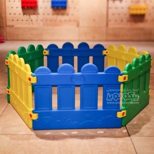 استخر توپ کودک و پارک حفاظ نرده ای 6 ضلعی مدل P/5507/A