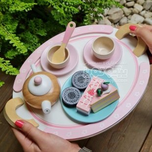 اسباب بازی چوبی ست چای خوری کودک مدل 9038
