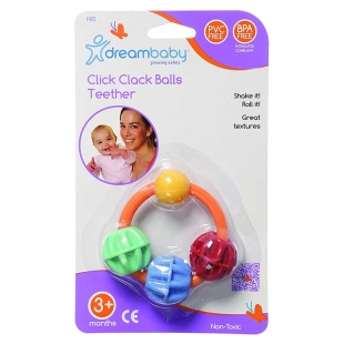 دندانگیر نوزاد Dreambaby طرح حلقه و مهره کد F422