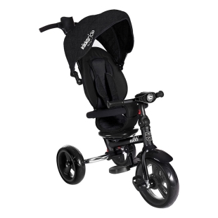 سه چرخه کودک تاشو با سایبان کیکابو Kikka Boo رنگ مشکی مدل Nikki 3in1 کد P/31006020109/A