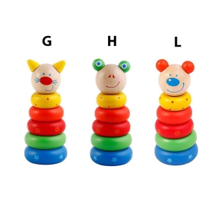 اسباب بازی برج هوش چوبی کد BZ-15-B