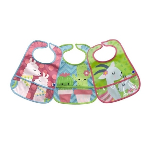 پیشبند کودک 3 عددی کیکابو Kikka boo طرح شتر لاما کد 3103030017