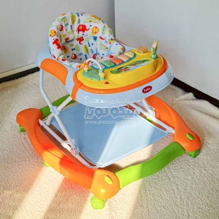 روروئک موزیکال نارنجی طرح حیوانات جنگلی کد 11201