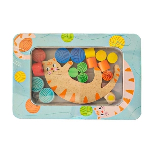 اسباب بازی چوبی تعادلی گربه پیکاردو کد P/BZ-35-A/G