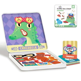 پازل مگنتی طرح صورت حیوانات کد 720363