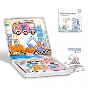 پازل مگنتی طرح ماشین آلات مهندسی کد 720219